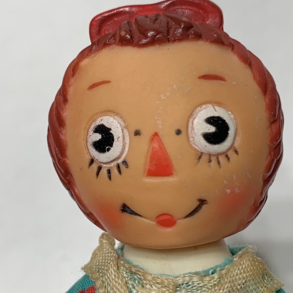 Vintage Raggedy Ann soft rubber doll 5 inch - Picture 15 of 16